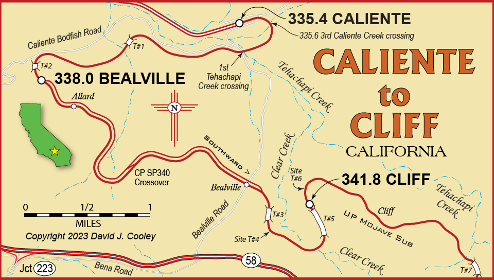 Map Caliente - Bealville - Cliff