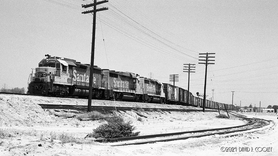Santa Fe northbound freight