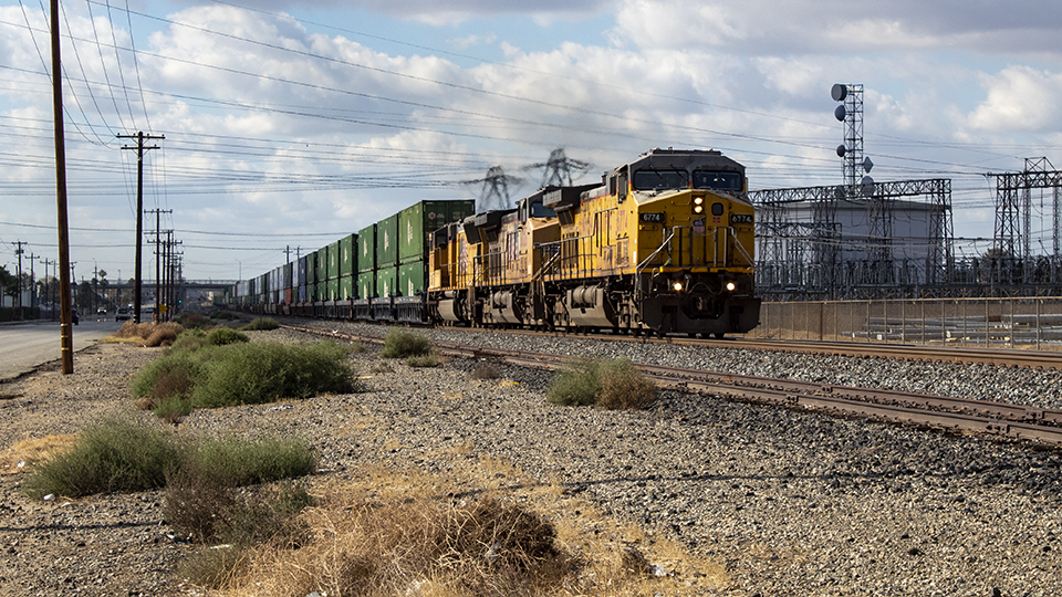 Santa Fe northbound freight