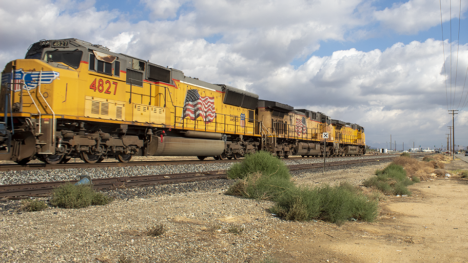 Santa Fe northbound freight