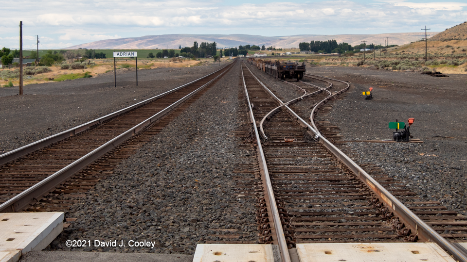 East end of town of Lyle, WA, looking west