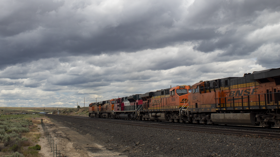 Downs, WA (BNSF) looking east