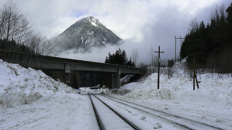 Scenic, WA (BNSF) looking east