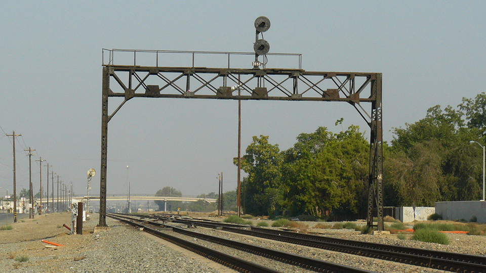 Quantico signal bridge and crossover.